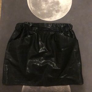 Zara Leather Mini Skirt. Size S